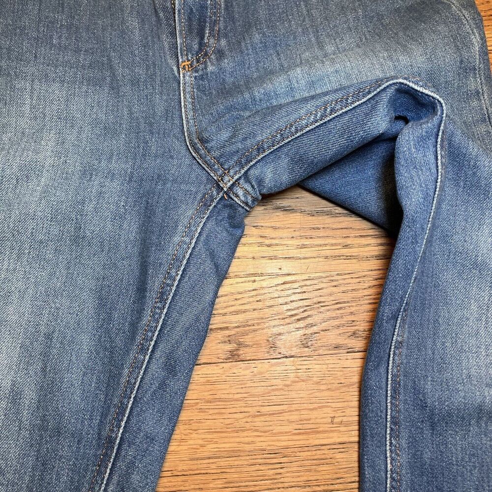 Massimo Dutti Women's High Rise Straight Leg Jeans Size 4 90s Style Made USA - Picture 10 of 14